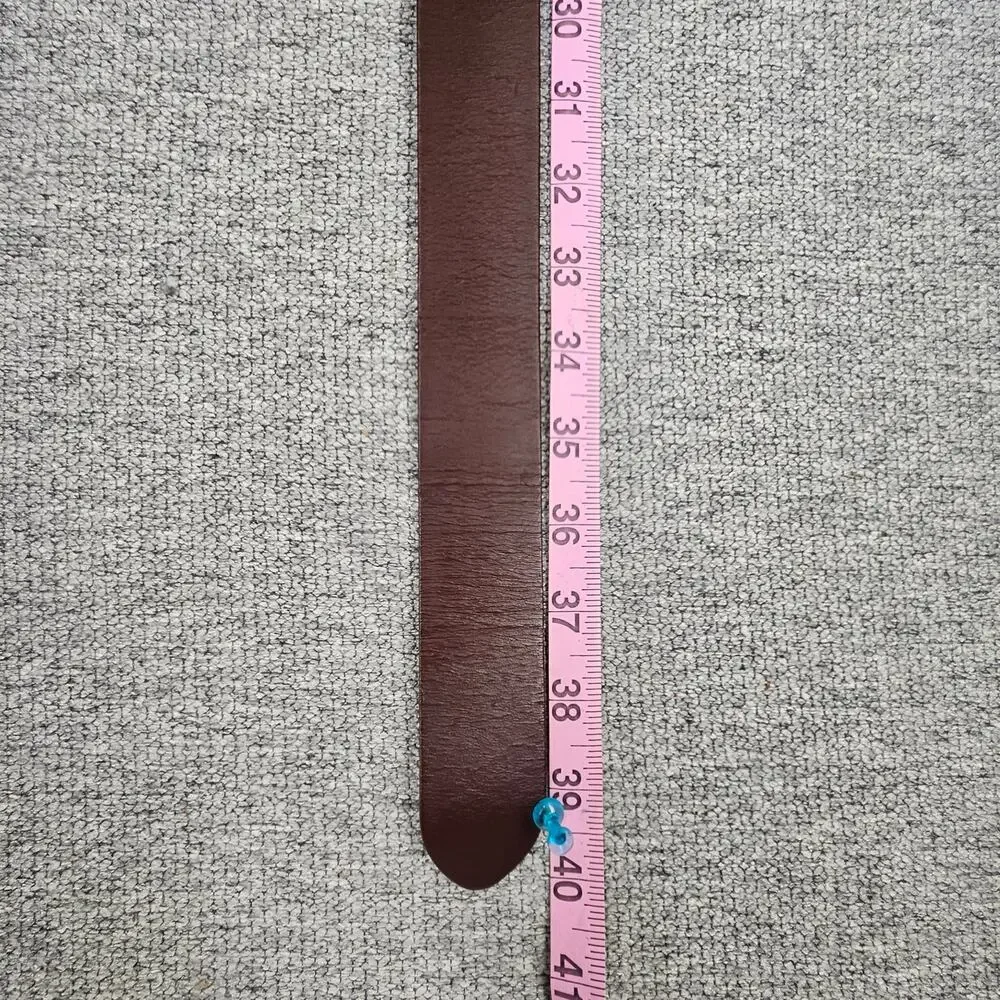 BANANA REPUBLIC GENUINE ITALIAN LEATHER BELT – WOMEN’S M –  HOLELESS LOCK BUCKLE